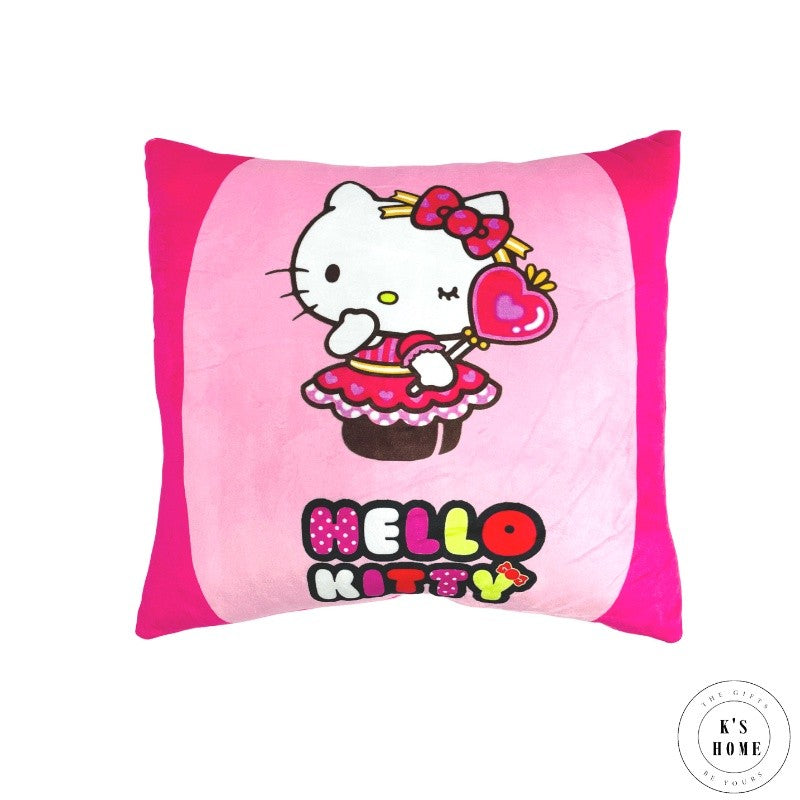 Bantal Sofa Kartun Kuromi yang Lembut dan Comel, Bantal Kapas untuk Kereta dan Sofa, Sempurna untuk Tidur dan Menghiasi
