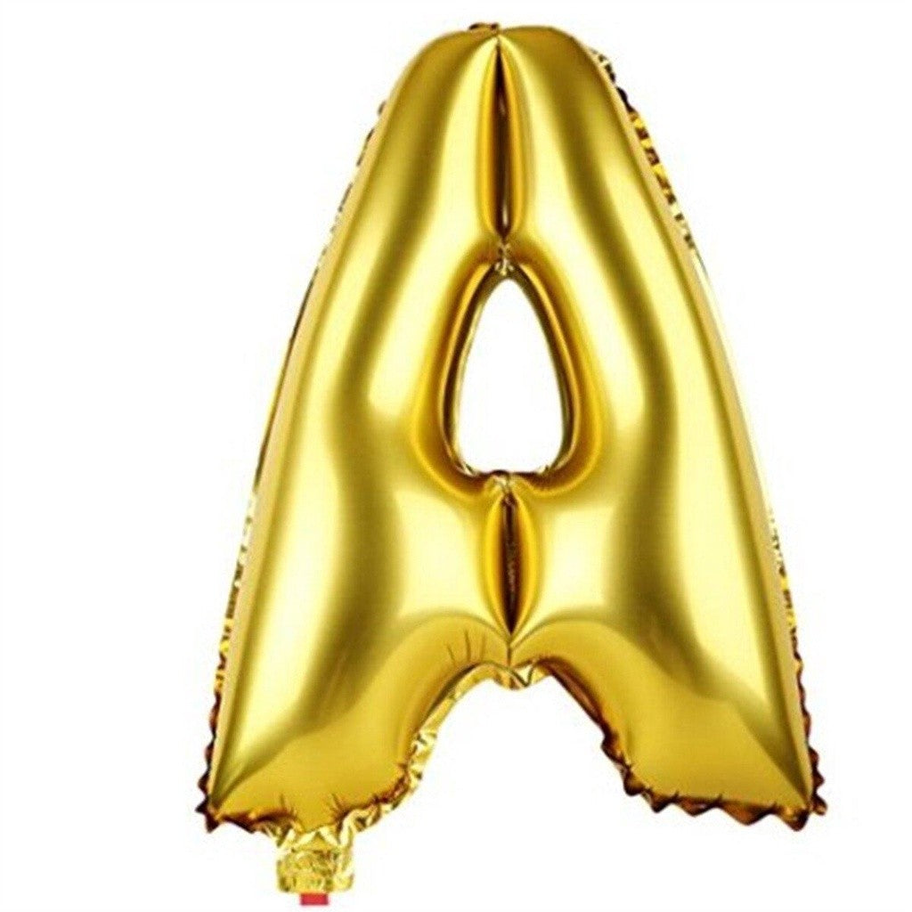 Alphabet Balloon A to Z party balloon 16inch Gold Colour High Quality