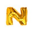 Alphabet Balloon A to Z party balloon 16inch Gold Colour High Quality
