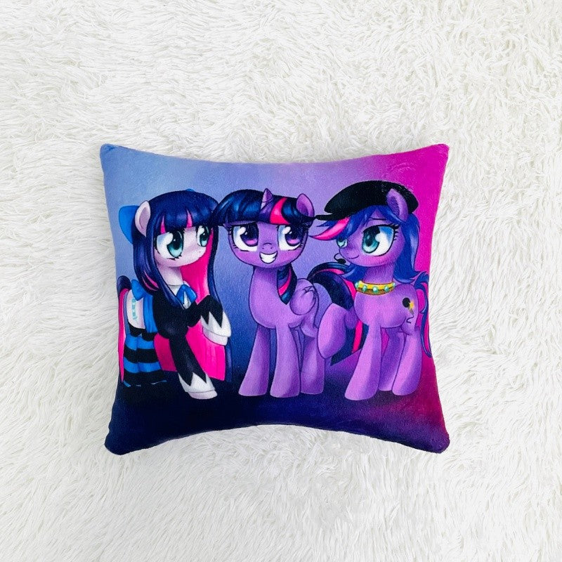 Bantal Sofa Kartun Kuromi yang Lembut dan Comel, Bantal Kapas untuk Kereta dan Sofa, Sempurna untuk Tidur dan Menghiasi