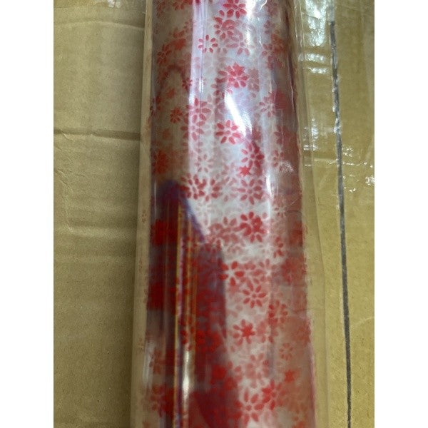(63meter) Plastic Hamper Heart Flower Shape Balut Wrapping Sambul Plstic Hamper Plastik Pembalut Paper