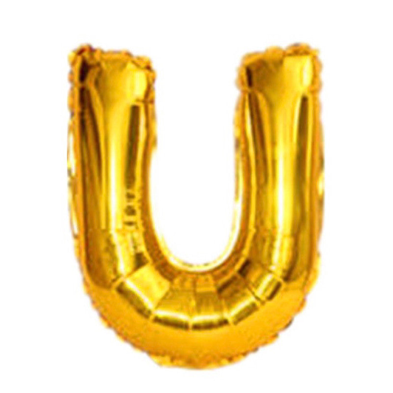 Alphabet Balloon A to Z party balloon 16inch Gold Colour High Quality