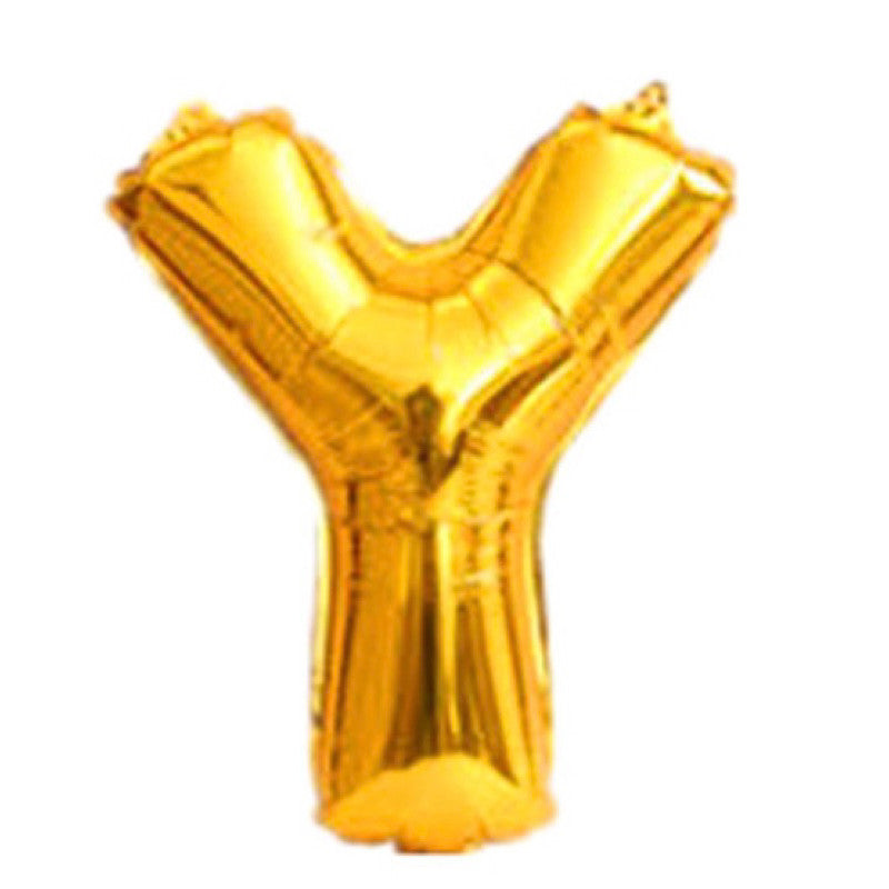 Alphabet Balloon A to Z party balloon 16inch Gold Colour High Quality