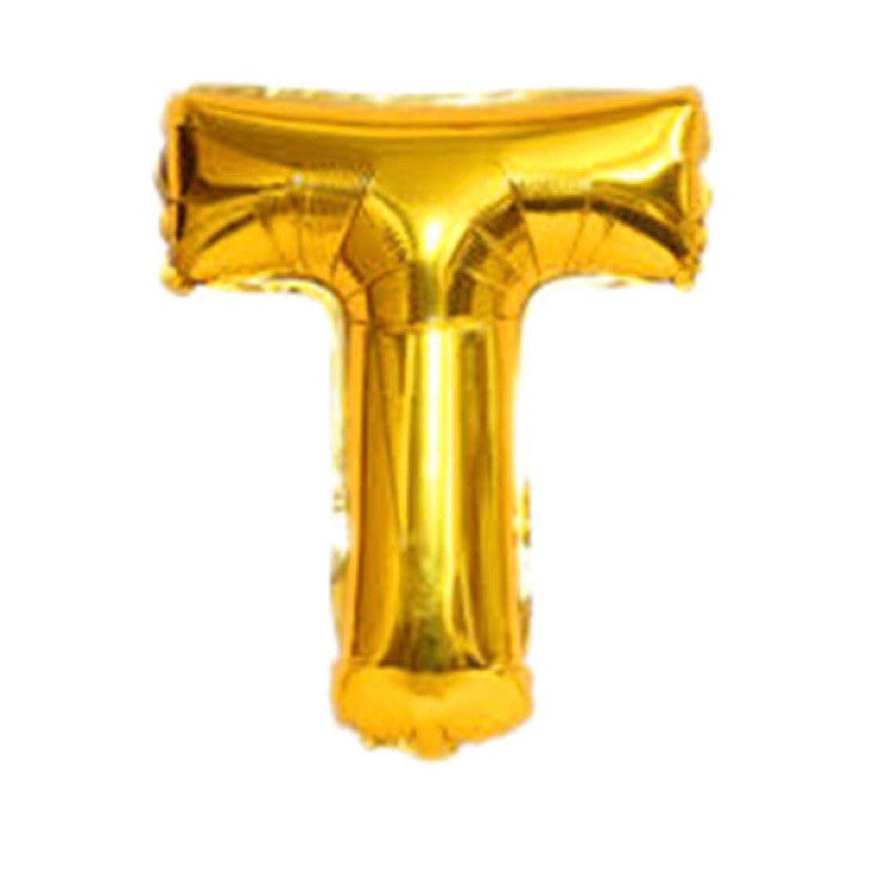 Alphabet Balloon A to Z party balloon 16inch Gold Colour High Quality