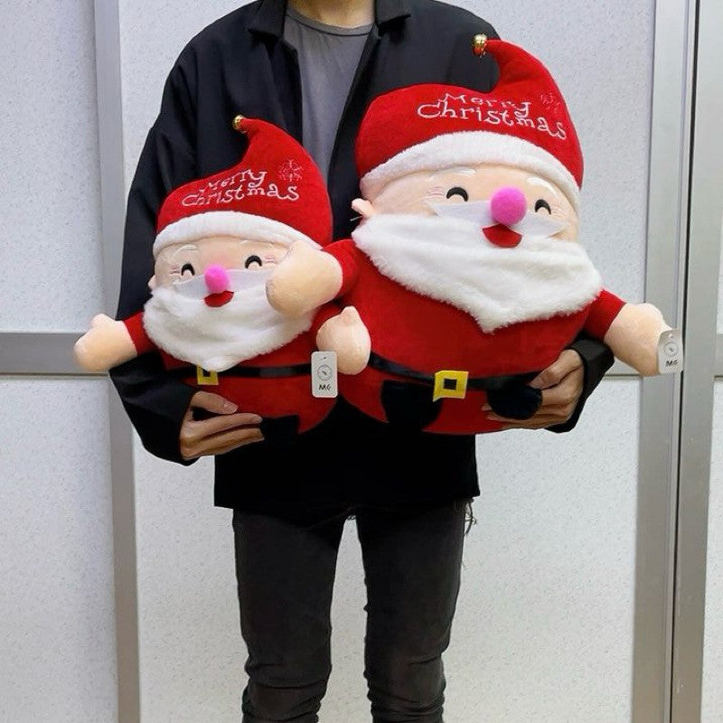 2024 Xmas Santa Claus Soft Toy Christmas Decoration Soft and Cute Xmas Gift
