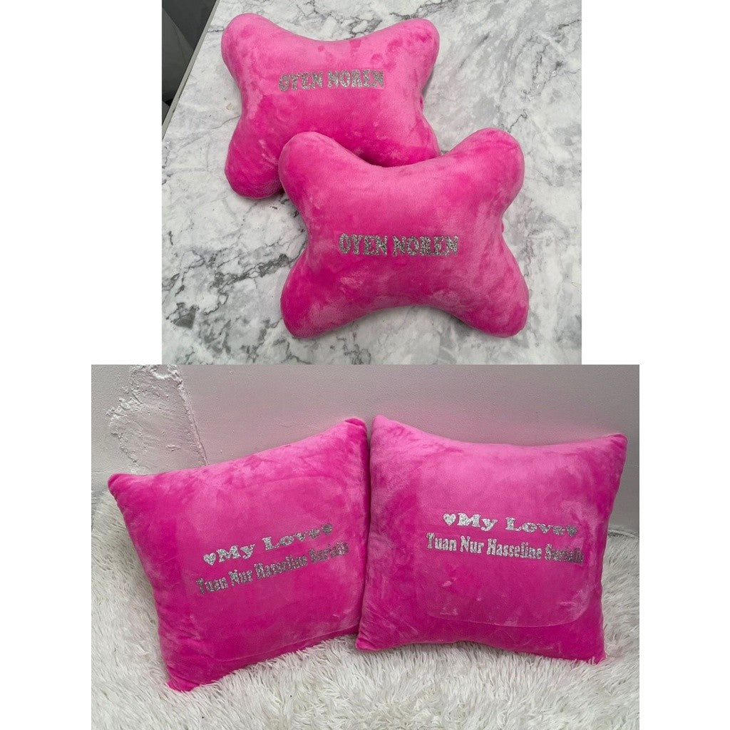 Colour Bolster Pillow Bantal Soft Quality 100% Cotton Sleeping Hold Well Colourful Material Sofa Car Chair Office Home