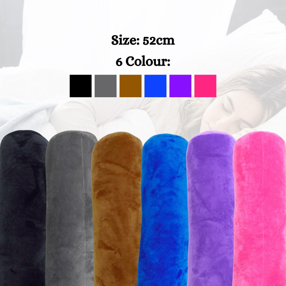 Colour Bolster Pillow Bantal Soft Quality 100% Cotton Sleeping Hold Well Colourful Material Sofa Car Chair Office Home