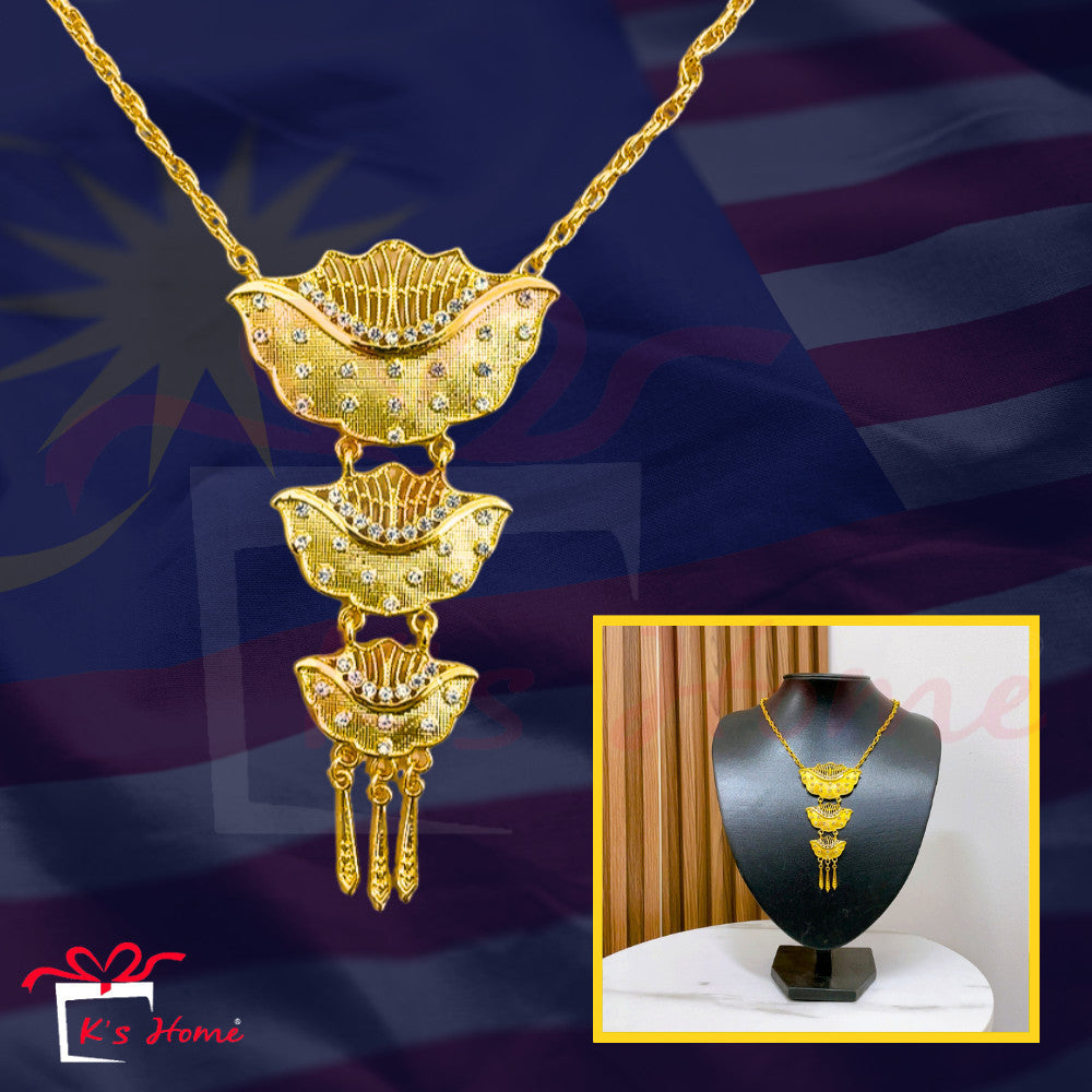 Dokoh Subang Premium Set Perhiasan Tradisional Melayu | 11 Rekaan Kalung & Anting Emas | Ready Stock Malaysia