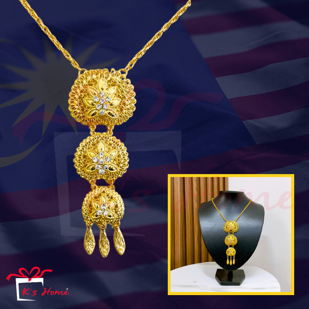 Dokoh Subang Premium Set Perhiasan Tradisional Melayu | 11 Rekaan Kalung & Anting Emas | Ready Stock Malaysia