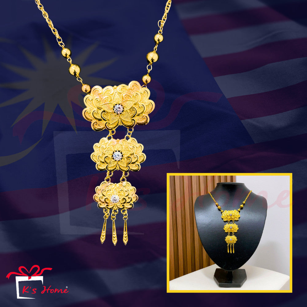Dokoh Subang Premium Set Perhiasan Tradisional Melayu | 11 Rekaan Kalung & Anting Emas | Ready Stock Malaysia