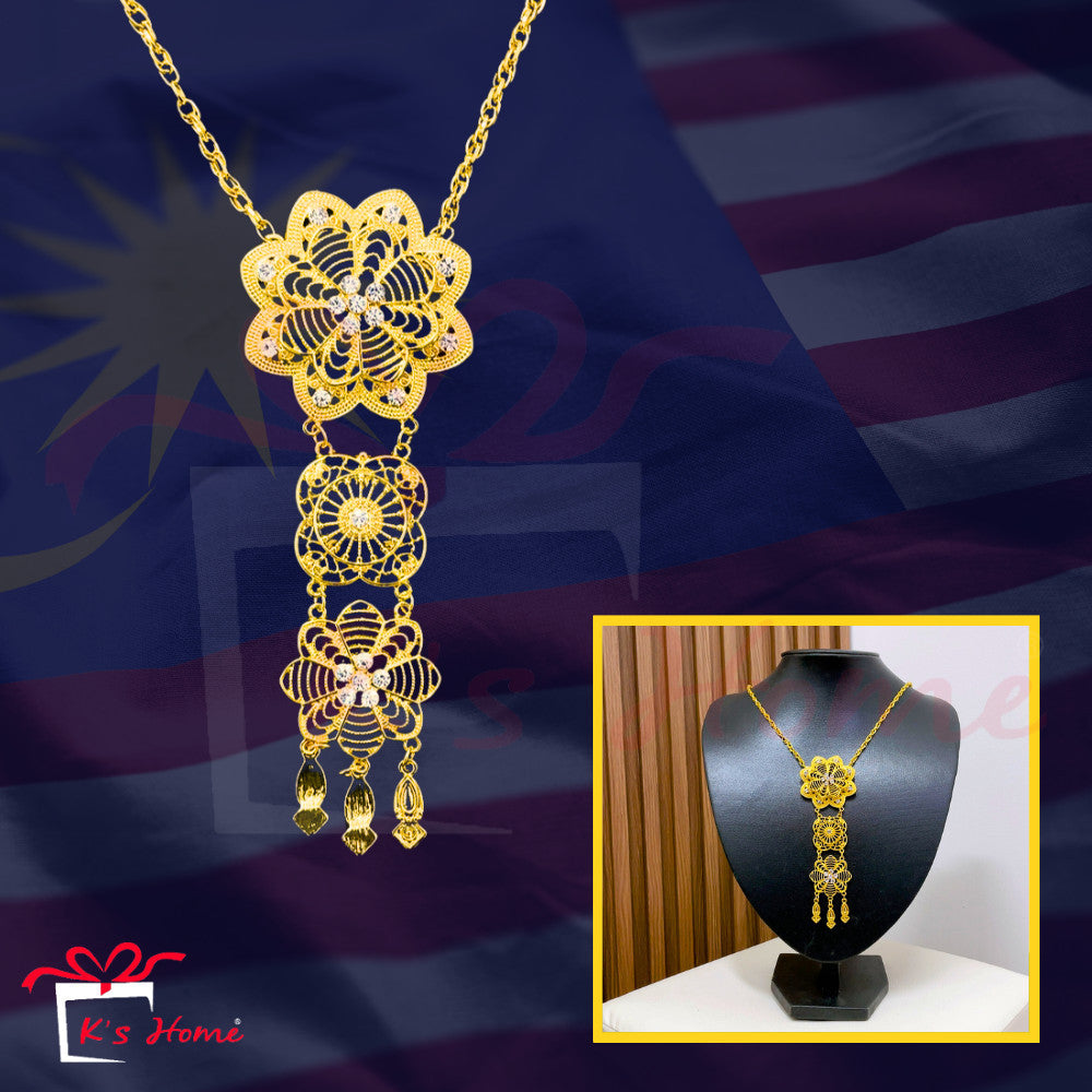 Dokoh Subang Premium Set Perhiasan Tradisional Melayu | 11 Rekaan Kalung & Anting Emas | Ready Stock Malaysia