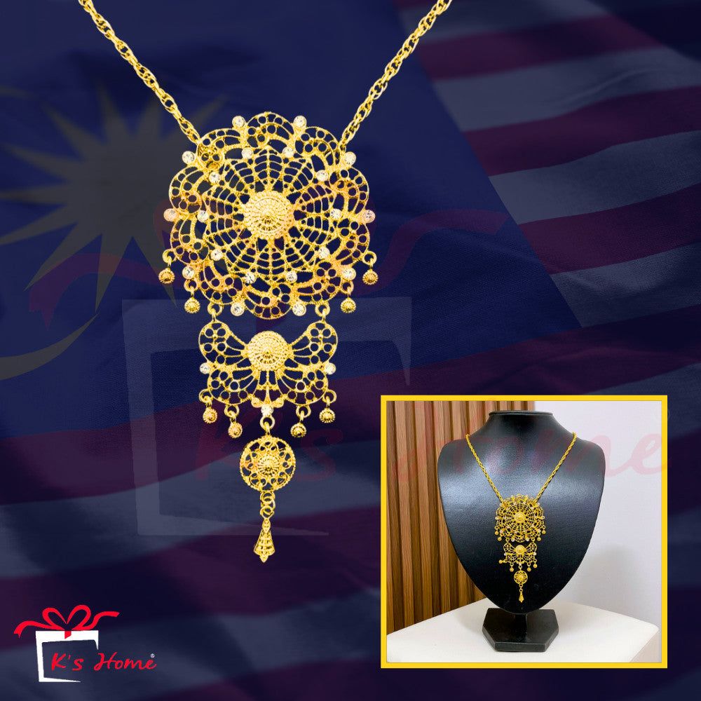 Dokoh Subang Premium Set Perhiasan Tradisional Melayu | 11 Rekaan Kalung & Anting Emas | Ready Stock Malaysia