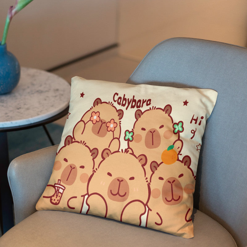 Bantal Sofa Kartun Kuromi yang Lembut dan Comel, Bantal Kapas untuk Kereta dan Sofa, Sempurna untuk Tidur dan Menghiasi