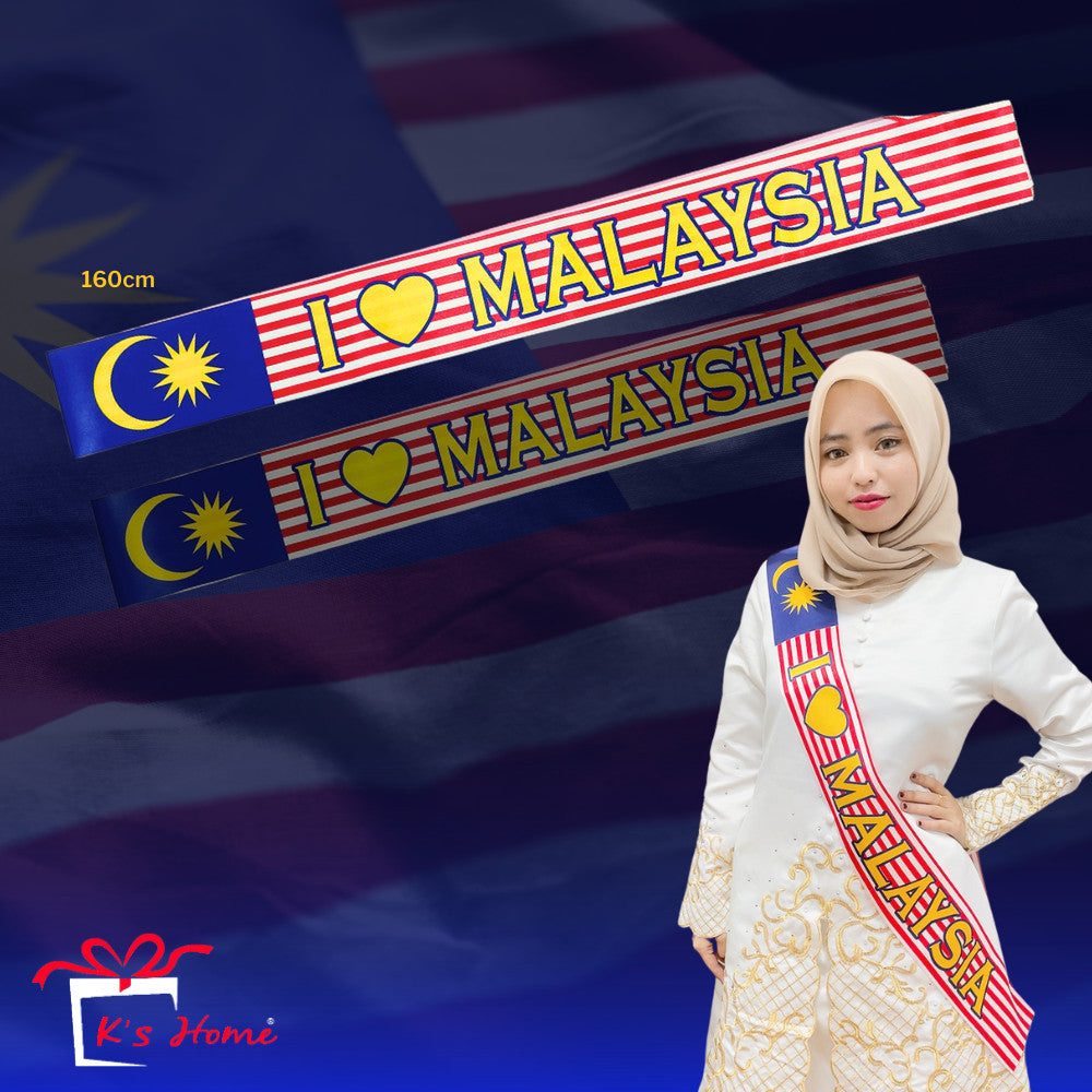 Barang Merdeka Malaysia 🇲🇾  Tanjak, Cap, Sash, Gelang, Badge, Kerongsang | Aksesori Hari Kebangsaan Ready Stock