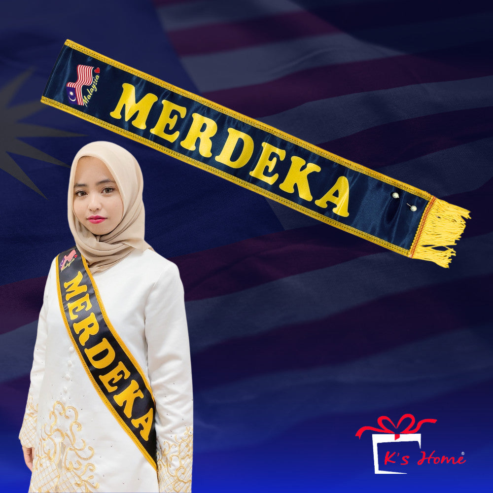 Barang Merdeka Malaysia 🇲🇾  Tanjak, Cap, Sash, Gelang, Badge, Kerongsang | Aksesori Hari Kebangsaan Ready Stock
