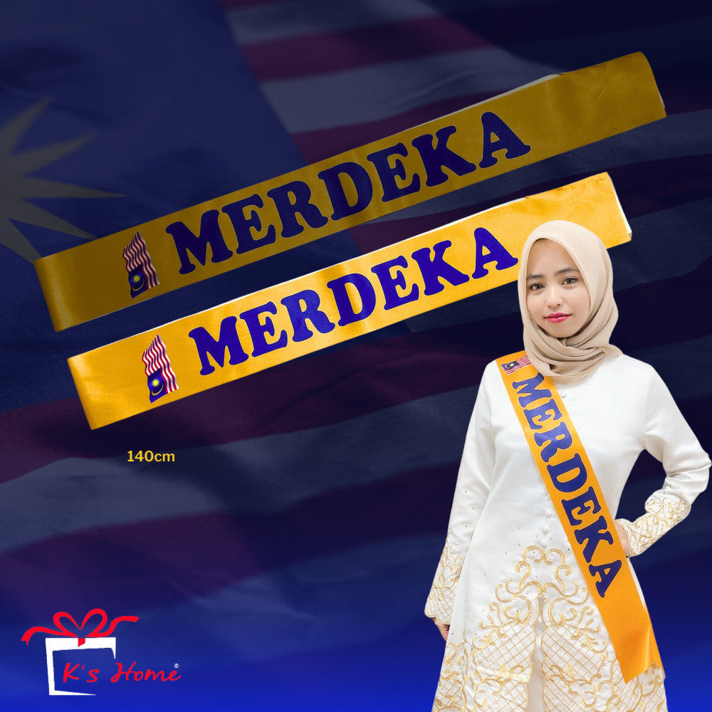 Barang Merdeka Malaysia 🇲🇾  Tanjak, Cap, Sash, Gelang, Badge, Kerongsang | Aksesori Hari Kebangsaan Ready Stock