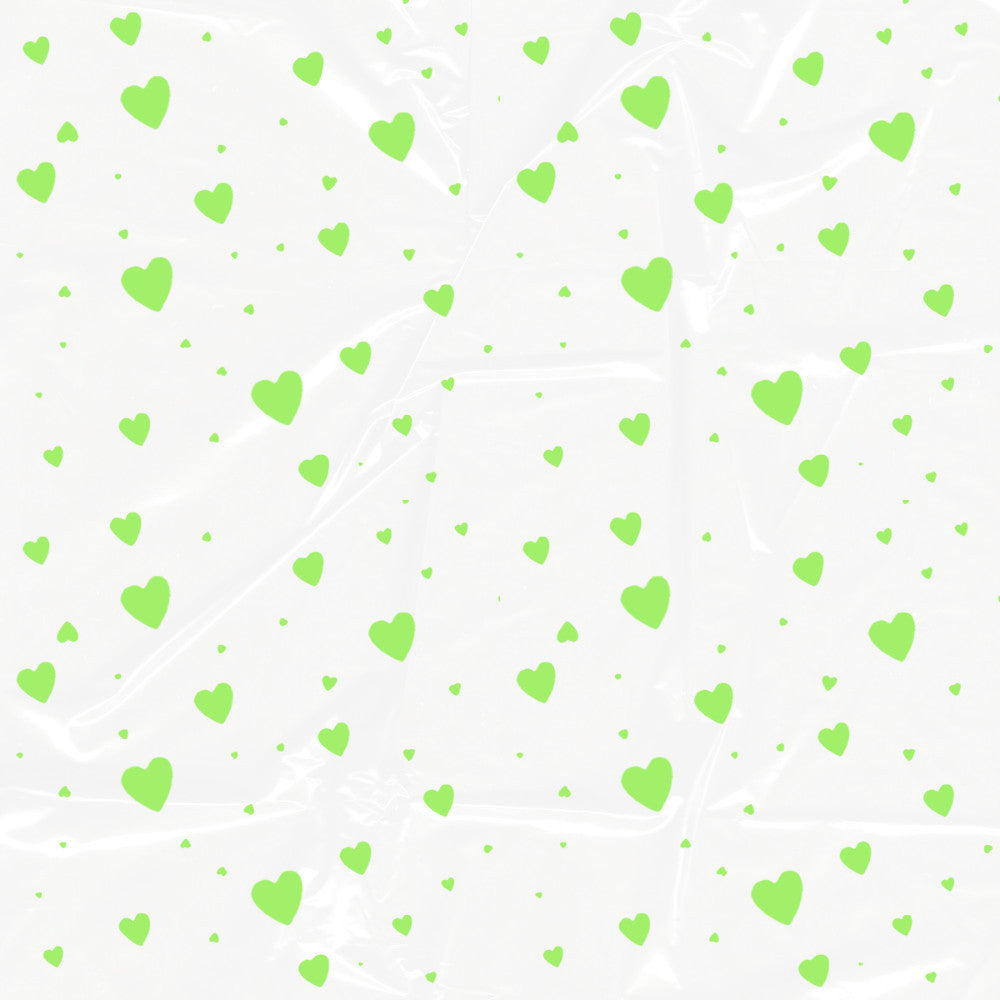 (63meter) Plastic Hamper Heart Flower Shape Balut Wrapping Sambul Plstic Hamper Plastik Pembalut Paper