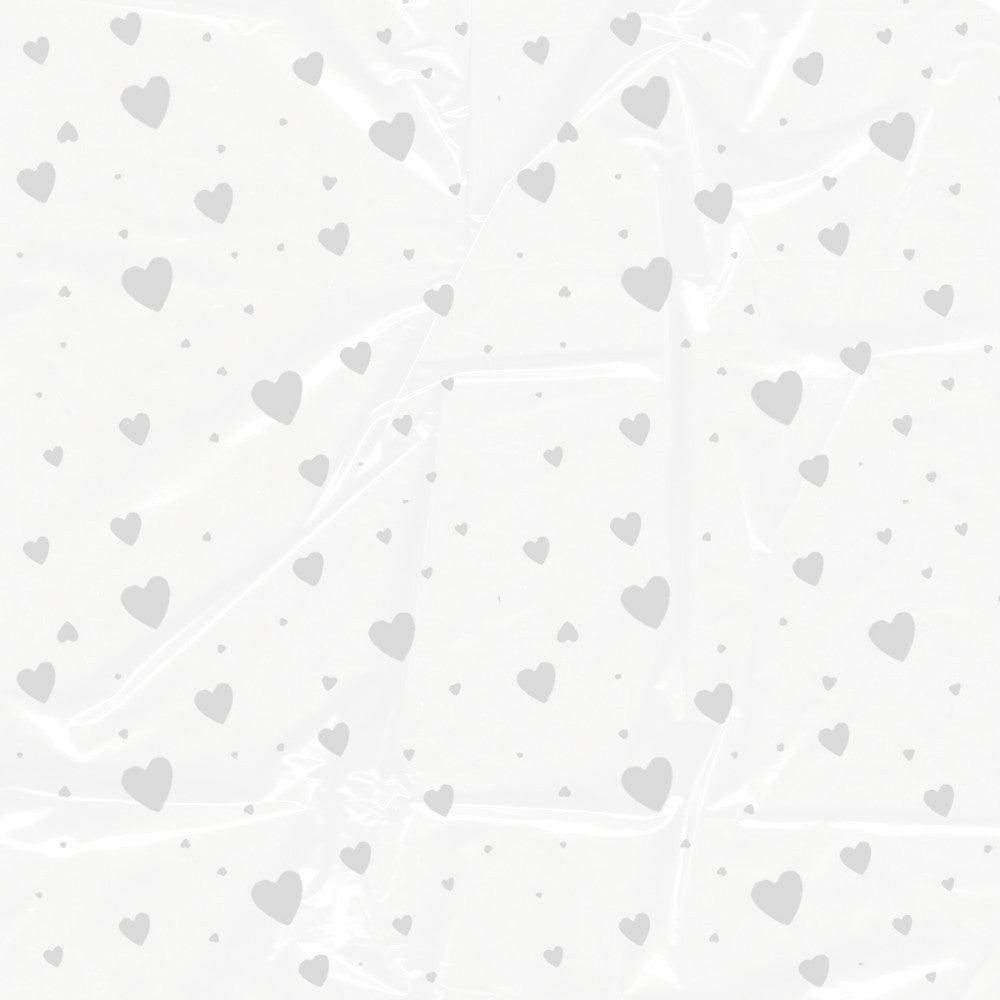 (63meter) Plastic Hamper Heart Flower Shape Balut Wrapping Sambul Plstic Hamper Plastik Pembalut Paper