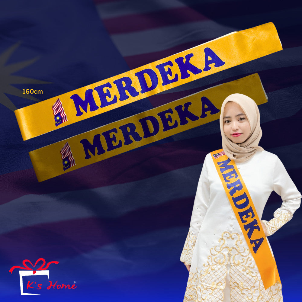 Barang Merdeka Malaysia 🇲🇾  Tanjak, Cap, Sash, Gelang, Badge, Kerongsang | Aksesori Hari Kebangsaan Ready Stock
