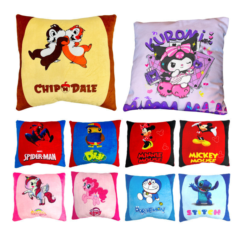 Bantal Sofa Kartun Kuromi yang Lembut dan Comel, Bantal Kapas untuk Kereta dan Sofa, Sempurna untuk Tidur dan Menghiasi