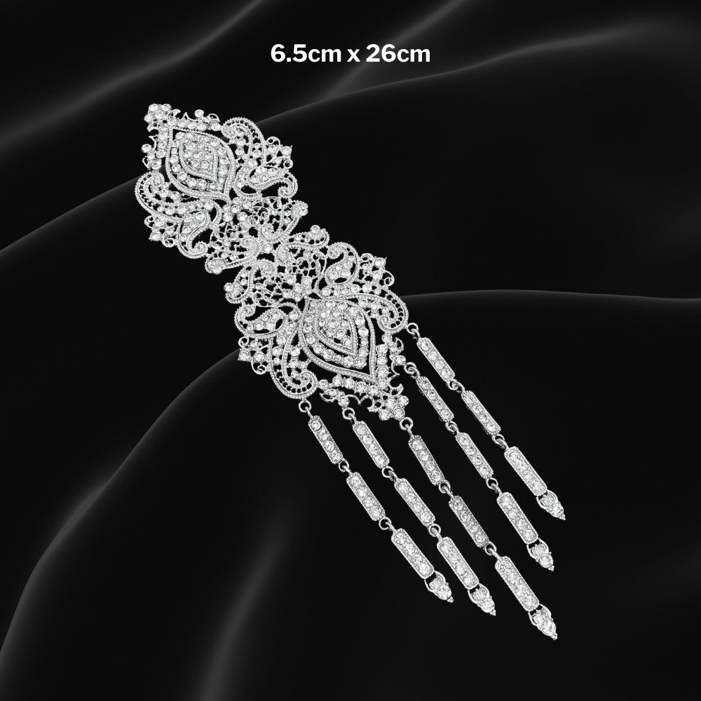 Kerongsang Bahu & Dokoh Rantai Pengantin Lelaki – Alloy Brooch 9 Butir, Majlis Kahwin Baju Melayu