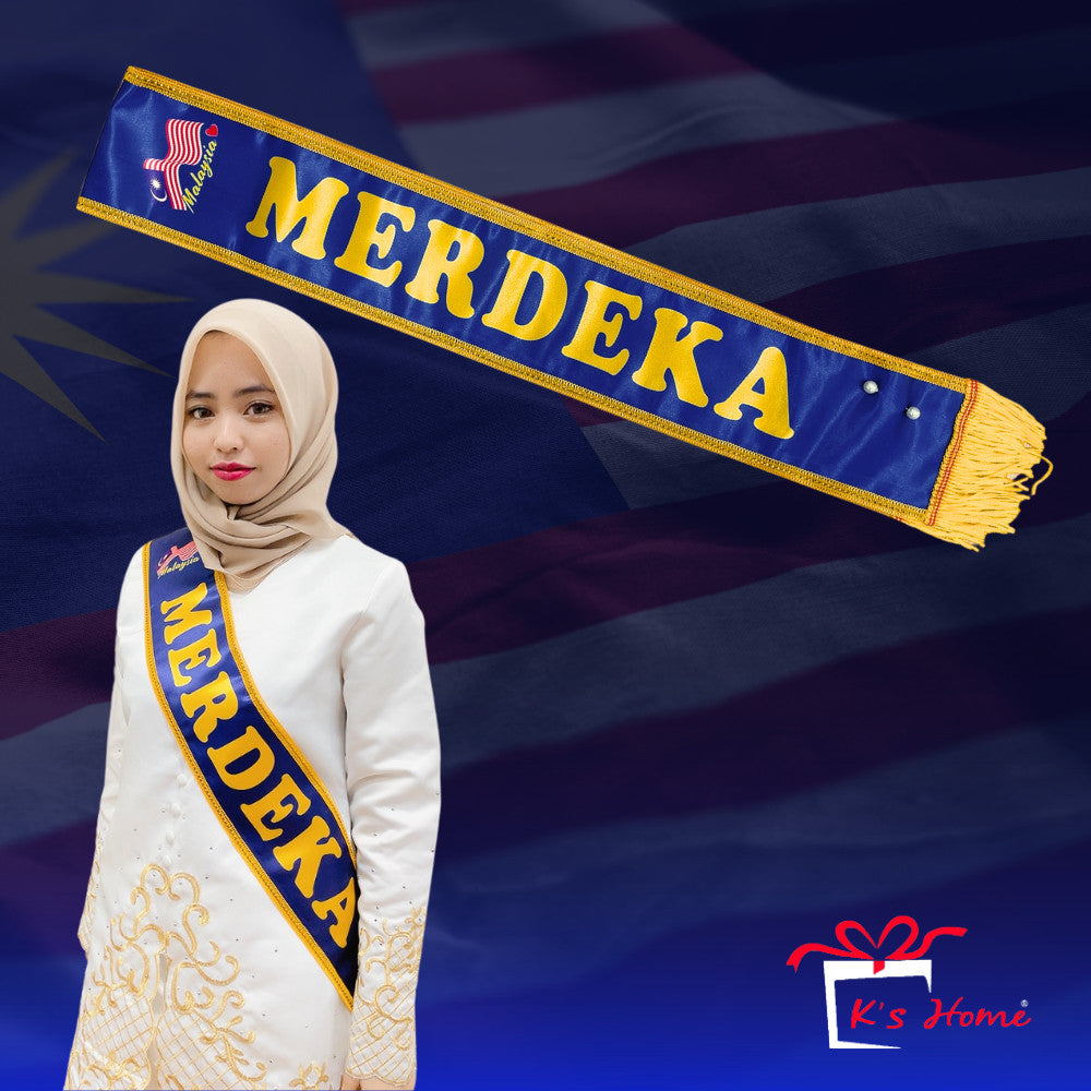Barang Merdeka Malaysia 🇲🇾  Tanjak, Cap, Sash, Gelang, Badge, Kerongsang | Aksesori Hari Kebangsaan Ready Stock