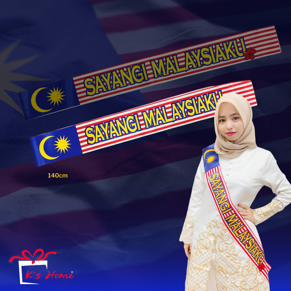 Barang Merdeka Malaysia 🇲🇾  Tanjak, Cap, Sash, Gelang, Badge, Kerongsang | Aksesori Hari Kebangsaan Ready Stock