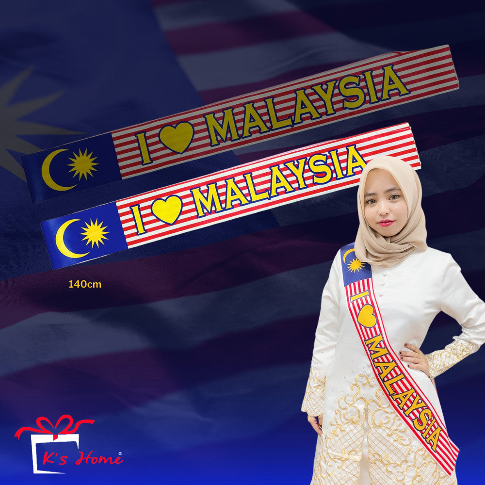 Barang Merdeka Malaysia 🇲🇾  Tanjak, Cap, Sash, Gelang, Badge, Kerongsang | Aksesori Hari Kebangsaan Ready Stock