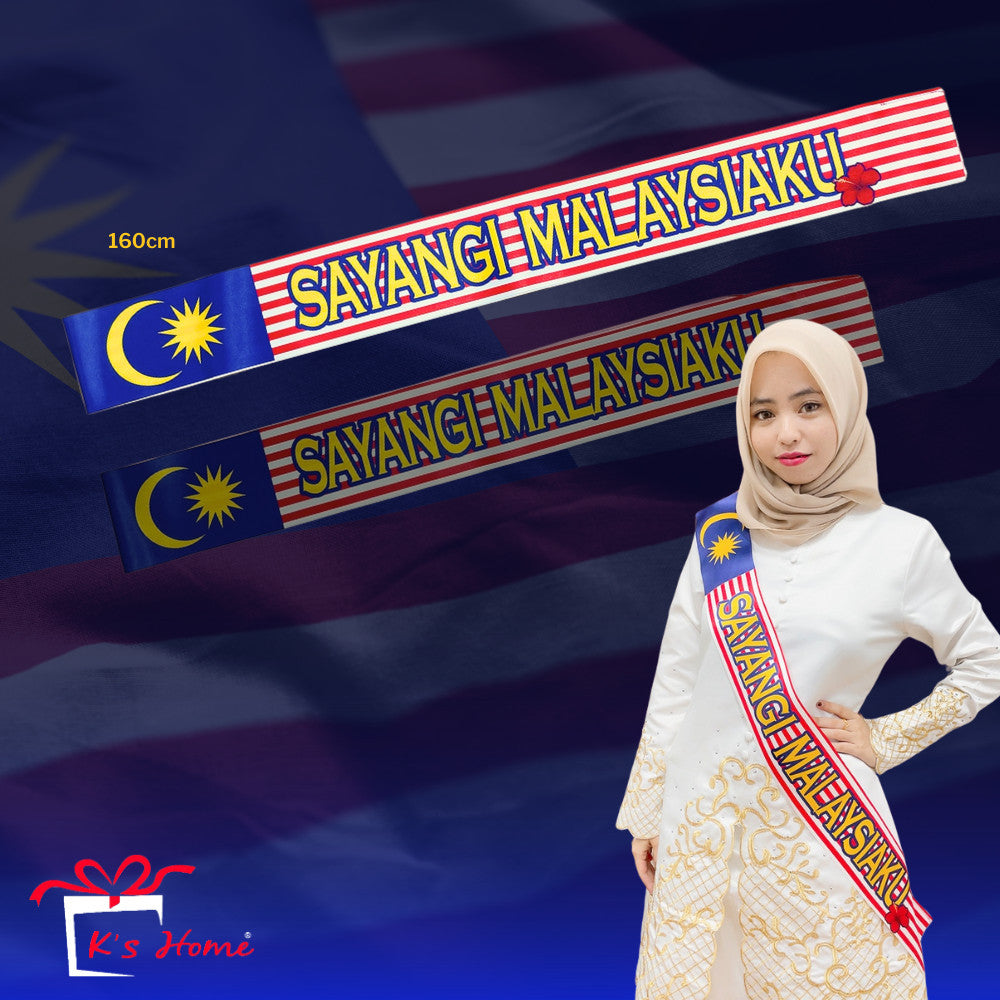 Barang Merdeka Malaysia 🇲🇾  Tanjak, Cap, Sash, Gelang, Badge, Kerongsang | Aksesori Hari Kebangsaan Ready Stock