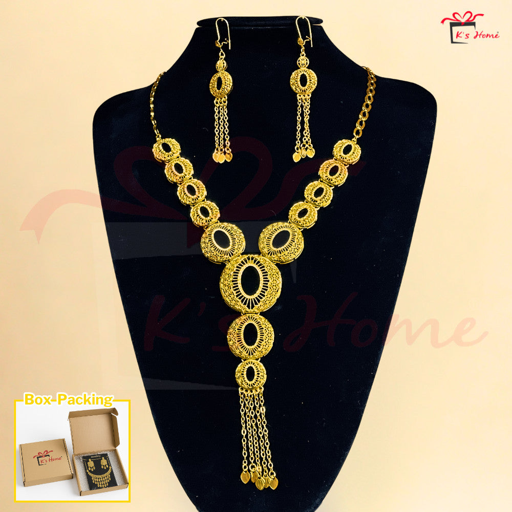 Dokoh Subang Premium Set Perhiasan Tradisional Melayu | 11 Rekaan Kalung & Anting Emas | Ready Stock Malaysia