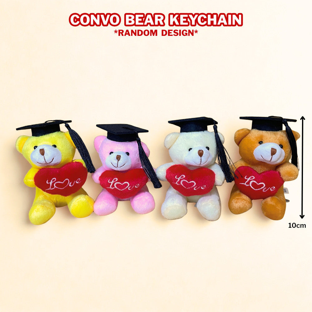 Add Nama 22cm/9inch Name Graduate Teddy Bear Convo Bear Bouquet Gift