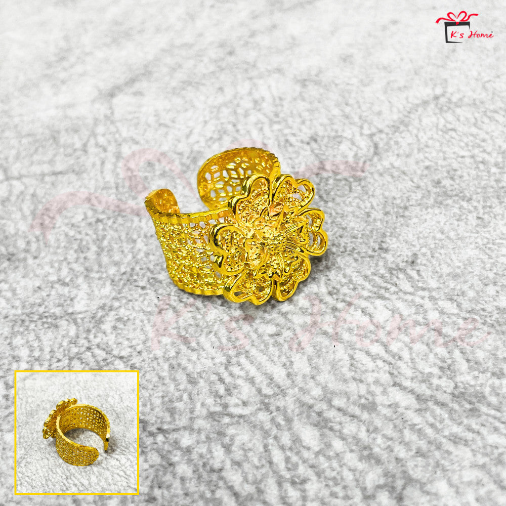 Gelang Tangan Cincin set Tradisional Gold Color Size Kanak-Kanak Dewasa