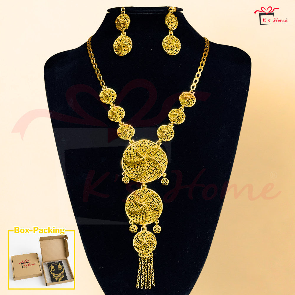 Dokoh Subang Premium Set Perhiasan Tradisional Melayu | 11 Rekaan Kalung & Anting Emas | Ready Stock Malaysia