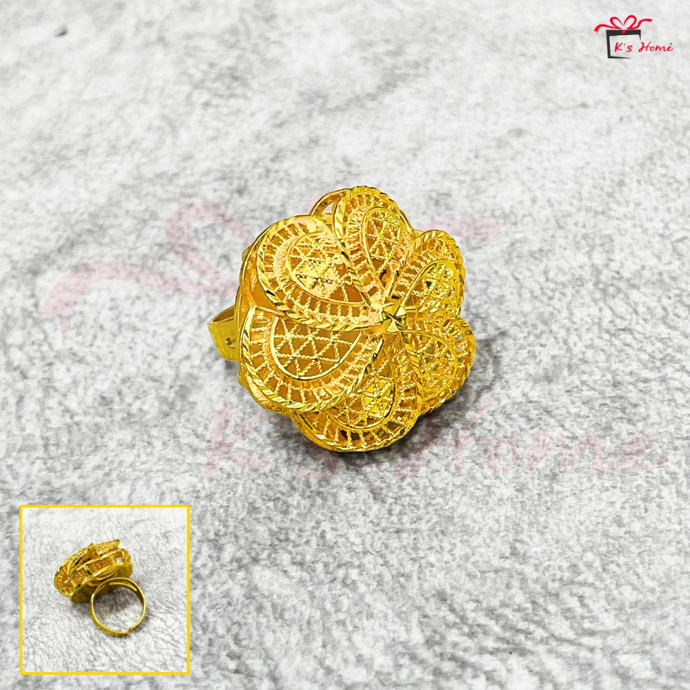 Gelang Tangan Cincin set Tradisional Gold Color Size Kanak-Kanak Dewasa