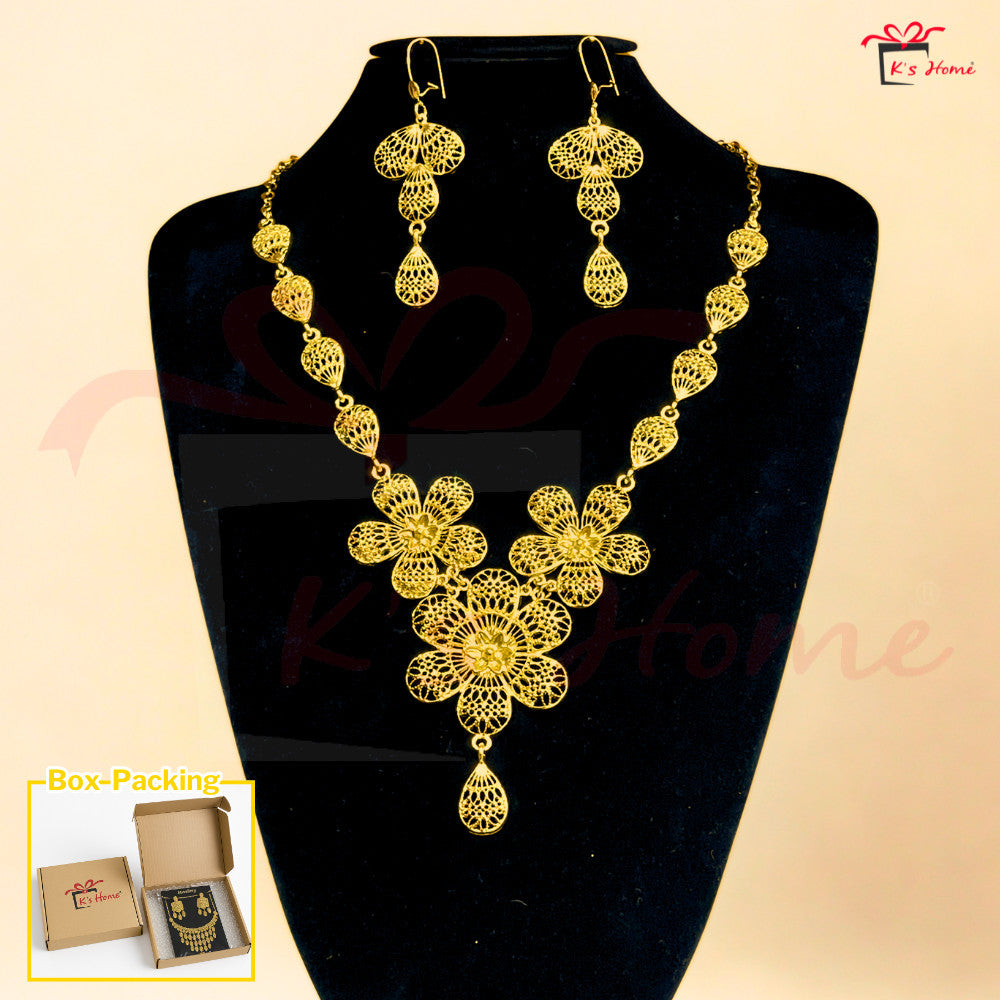 Dokoh Subang Premium Set Perhiasan Tradisional Melayu | 11 Rekaan Kalung & Anting Emas | Ready Stock Malaysia