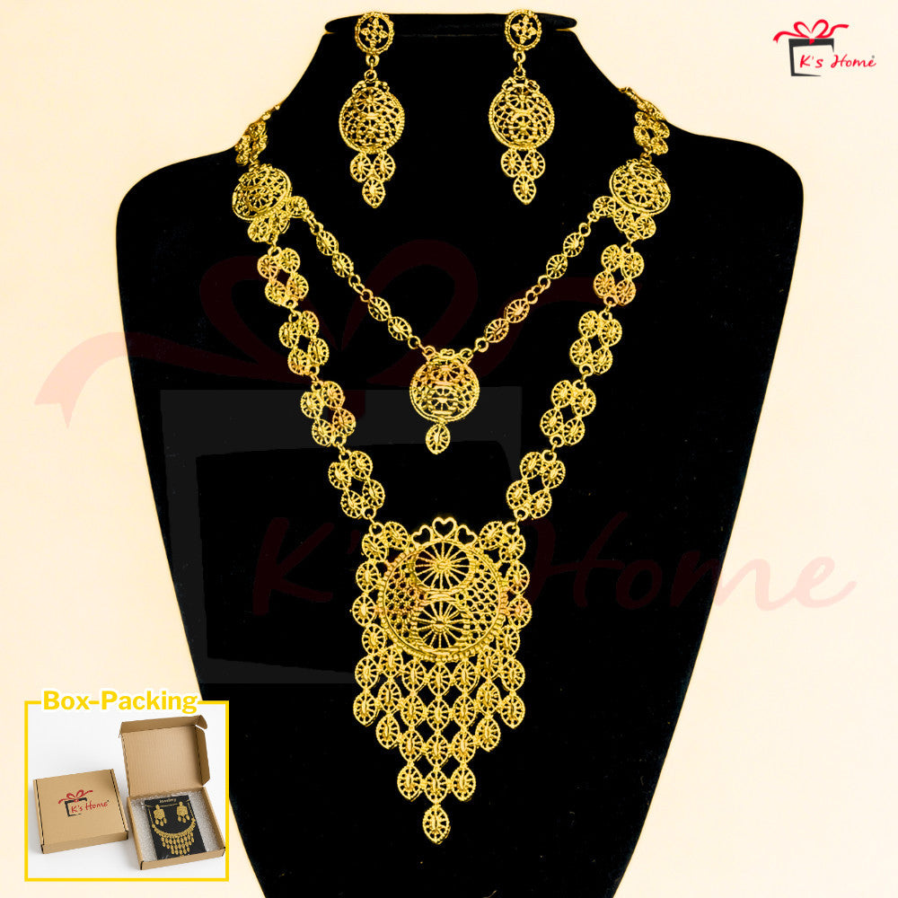 Dokoh Subang Premium Set Perhiasan Tradisional Melayu | 11 Rekaan Kalung & Anting Emas | Ready Stock Malaysia