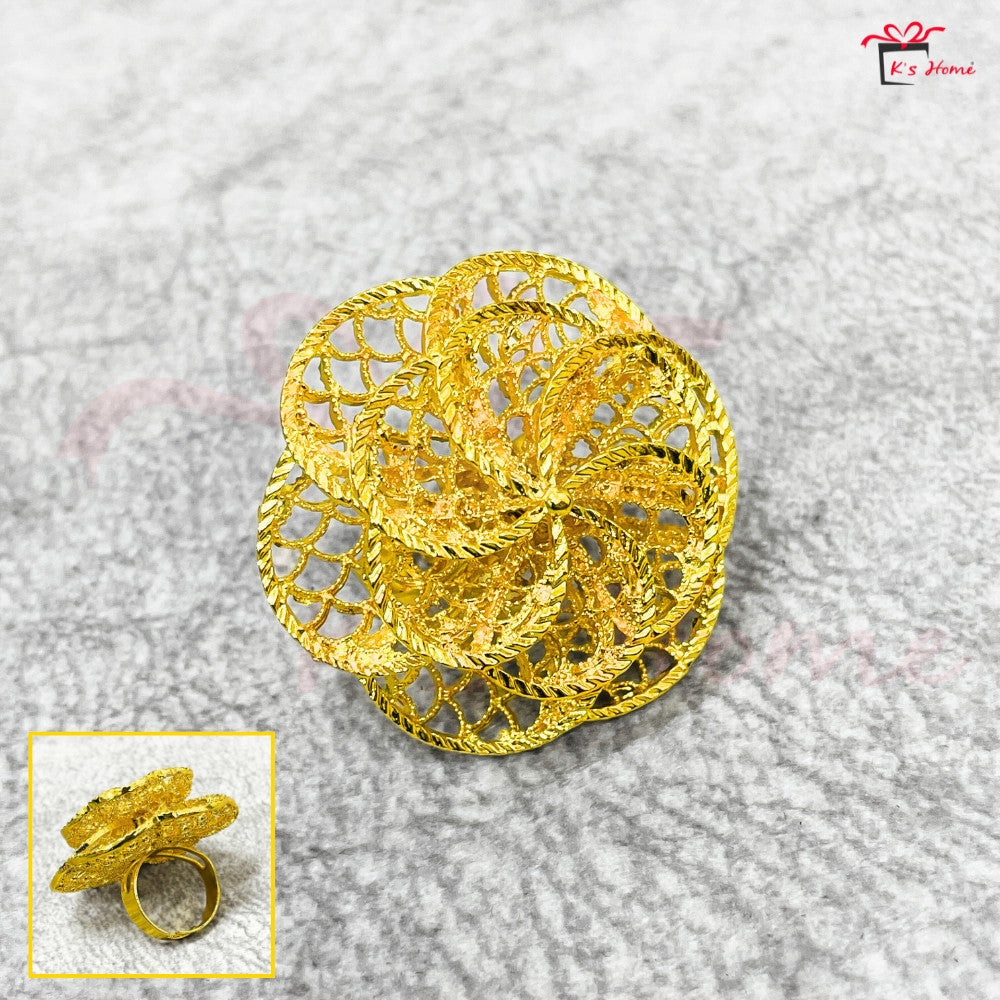 Gelang Tangan Cincin set Tradisional Gold Color Size Kanak-Kanak Dewasa