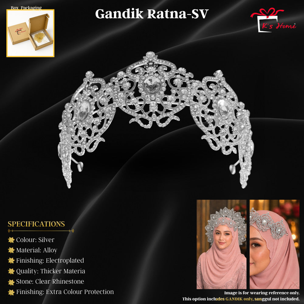 Gandik Tradisional Besi | Anti Karat & Anti Oksida | Emas & Perak | Ready Stock Borong