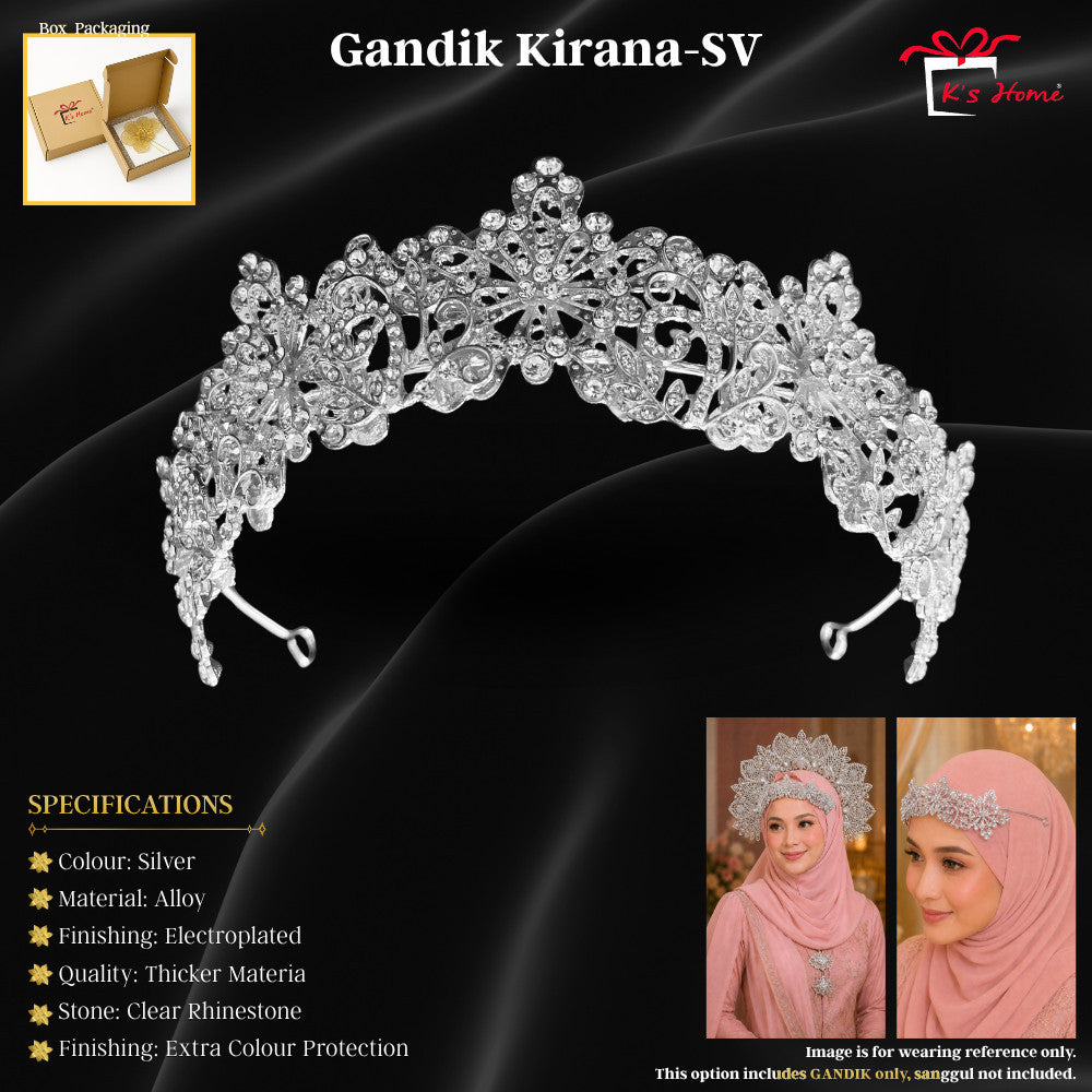 Gandik Tradisional Besi | Anti Karat & Anti Oksida | Emas & Perak | Ready Stock Borong