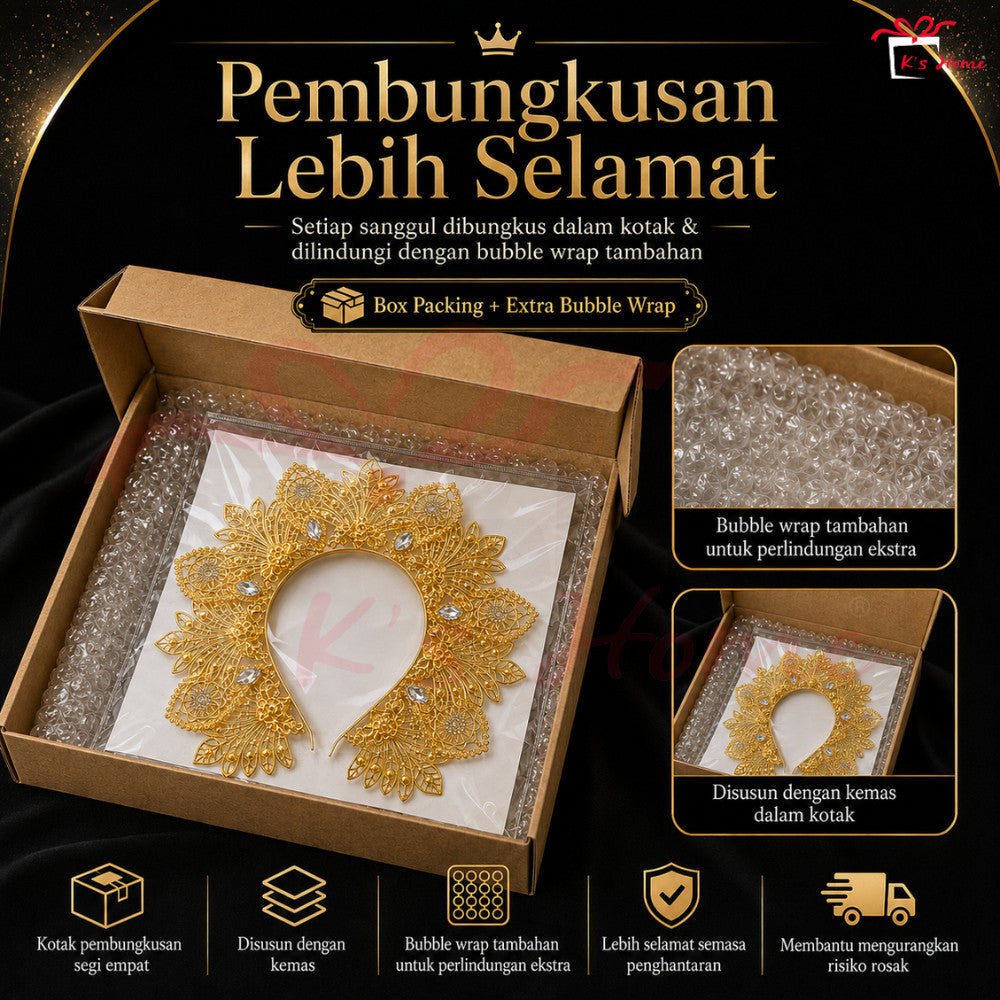 Sanggul Lintang Majlis Merdeka Solder Stronger Box Packing