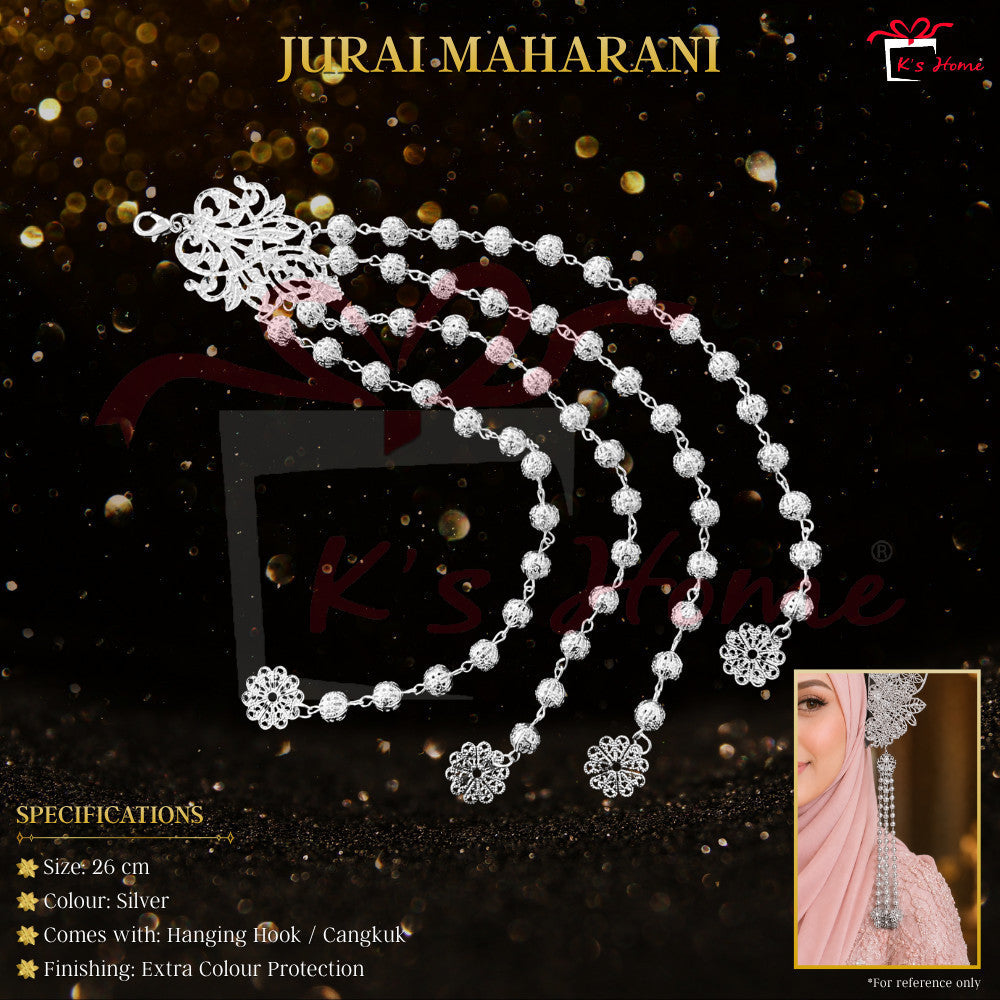 Jurai Sanggul Lintang Cangkuk Gold Silver Premium Aksesori Sanggul Pengantin Tradisional Ready Stock