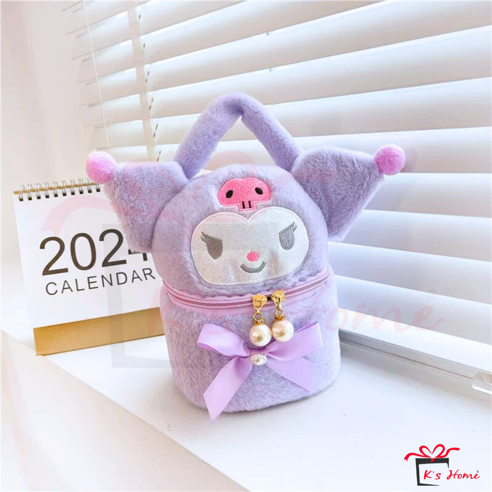 Adorable Kuromi Cartoon Mini beg tangan  | Shoulder and Hand Carry Design