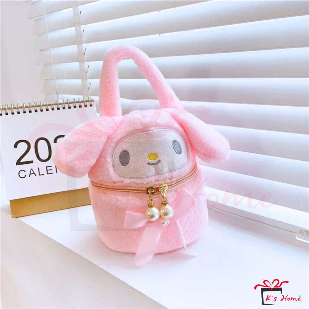 Adorable Kuromi Cartoon Mini beg tangan  | Shoulder and Hand Carry Design