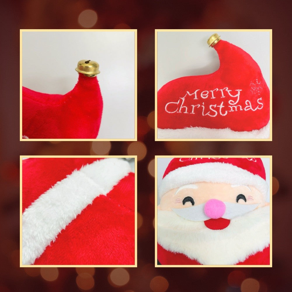 2024 Xmas Santa Claus Soft Toy Christmas Decoration Soft and Cute Xmas Gift