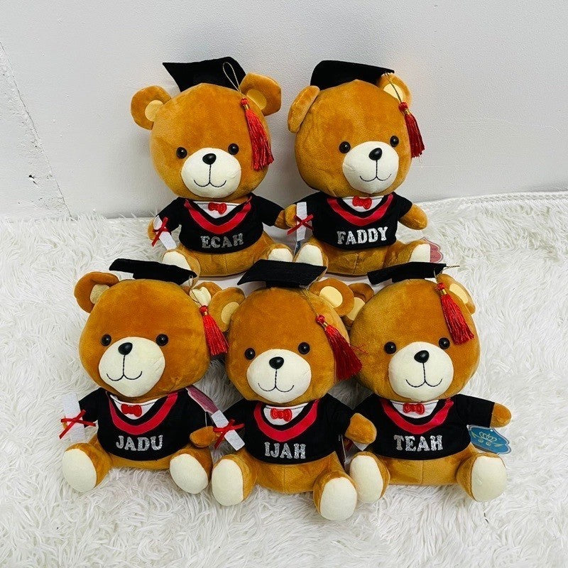 Add Nama 22cm/9inch Name Graduate Teddy Bear Convo Bear Bouquet Gift
