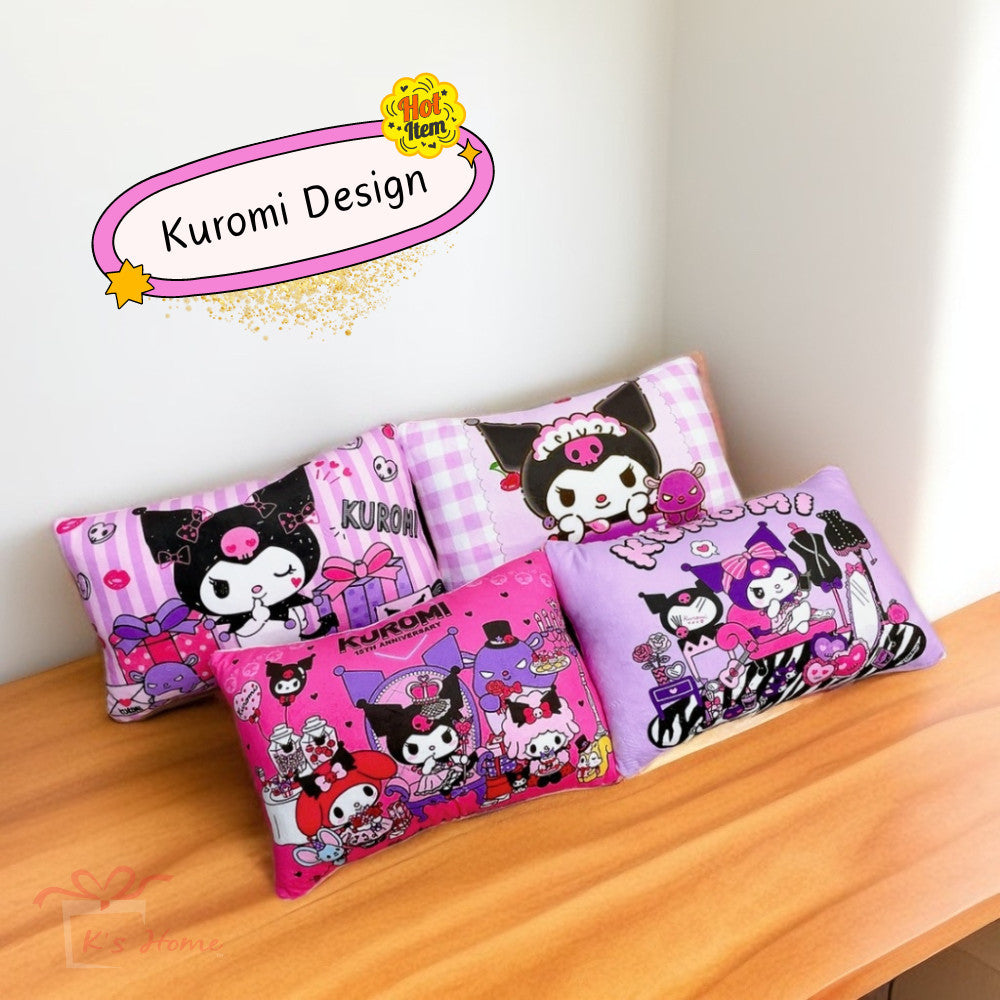 Bantal Kartun Viral! | Cartoon Pillow Capybara Kuromi, Melody, Labubu – Super Soft & Come