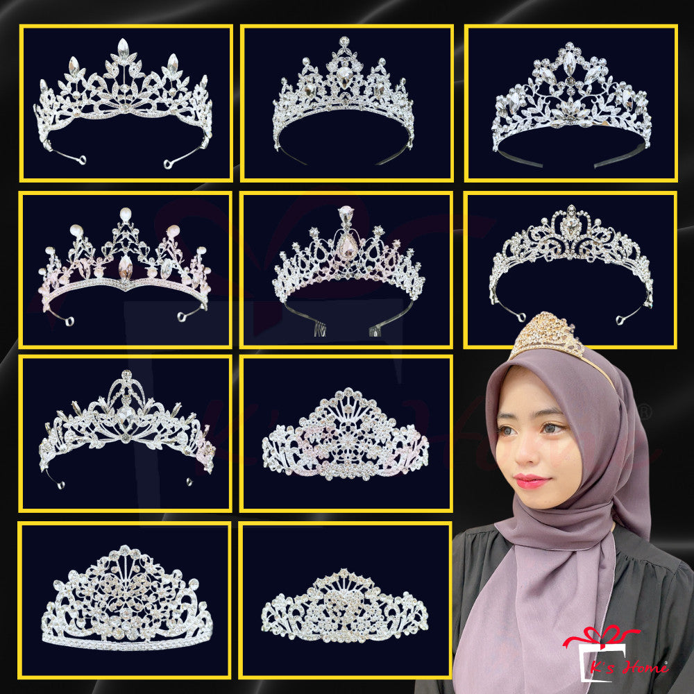 Bridal Headdress Rhinestone Fashion Show Crown Diamond Alloy Party Princess Dress American Tunang Crown Wedding