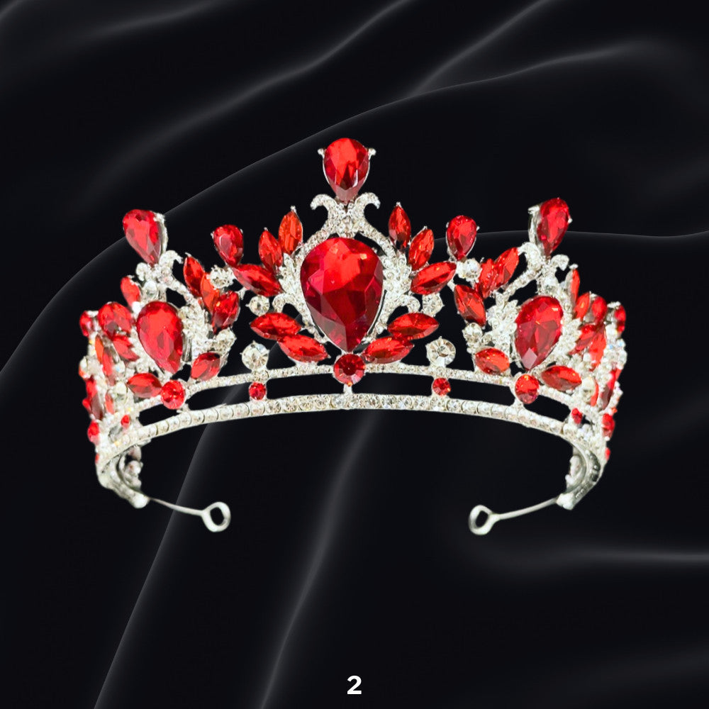 Bridal Headdress Rhinestone Fashion Show Crown Diamond Alloy Party Princess Dress American Tunang Crown Wedding