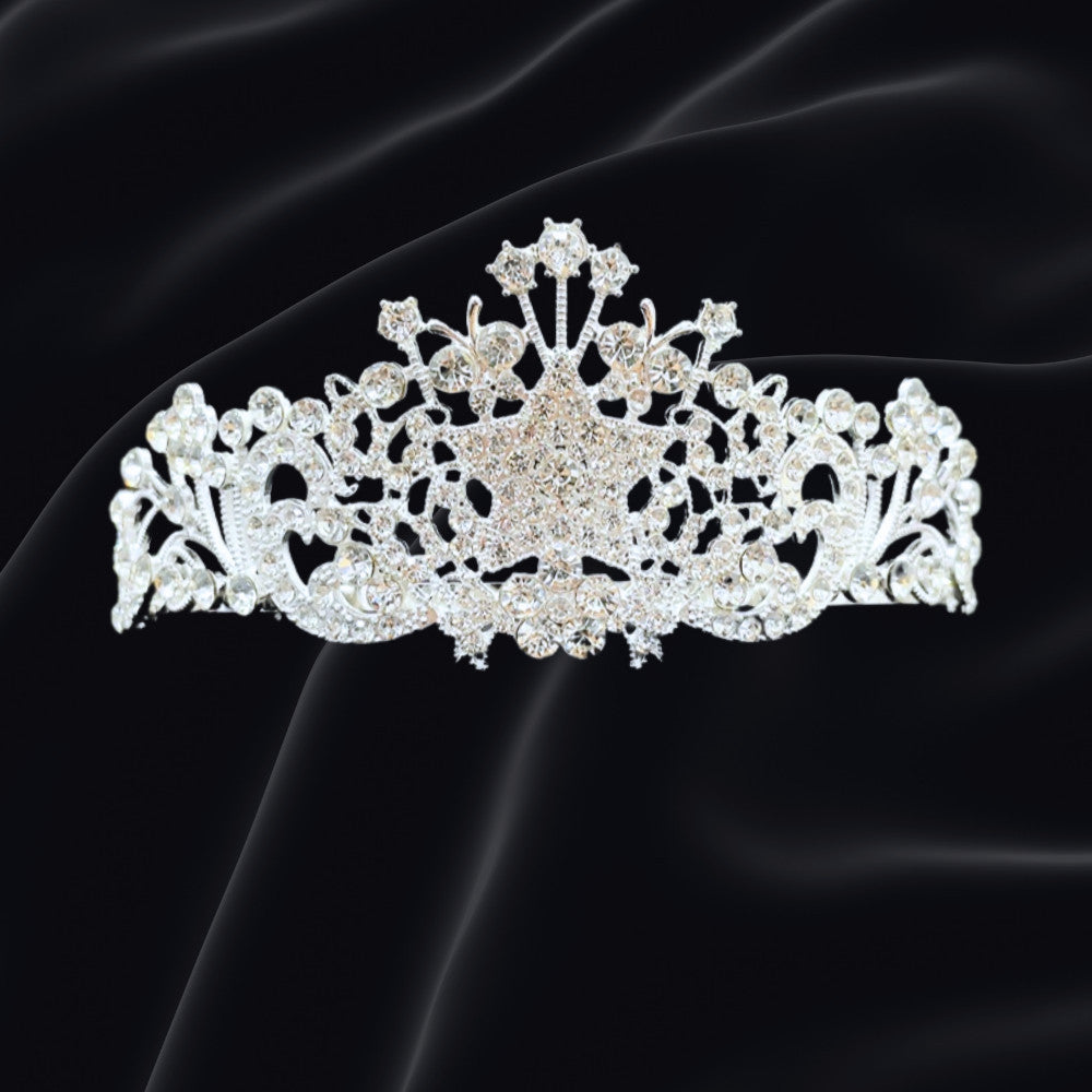 Bridal Headdress Rhinestone Fashion Show Crown Diamond Alloy Party Princess Dress American Tunang Crown Wedding