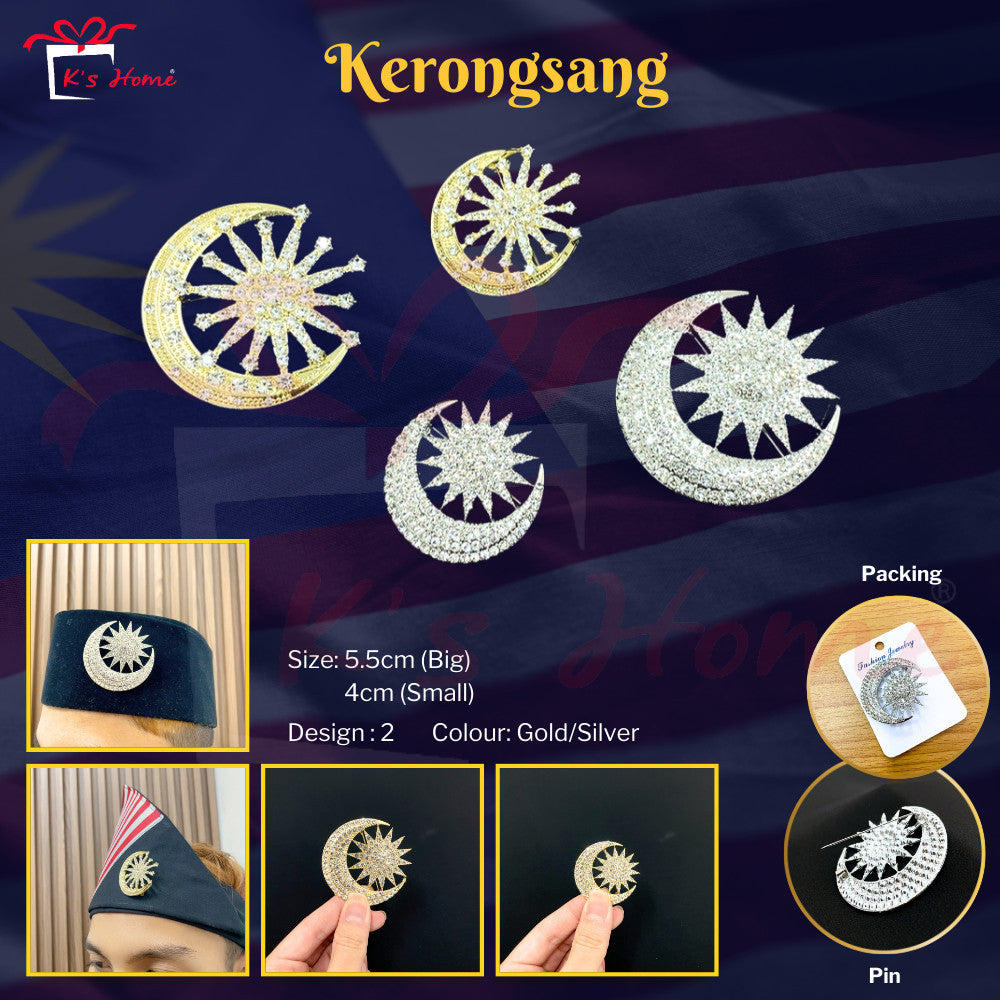 Barang Merdeka Malaysia 🇲🇾  Tanjak, Cap, Sash, Gelang, Badge, Kerongsang | Aksesori Hari Kebangsaan Ready Stock